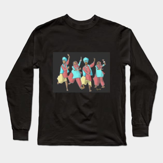 Bhangra 2020 Long Sleeve T-Shirt by sukhpalgrewal